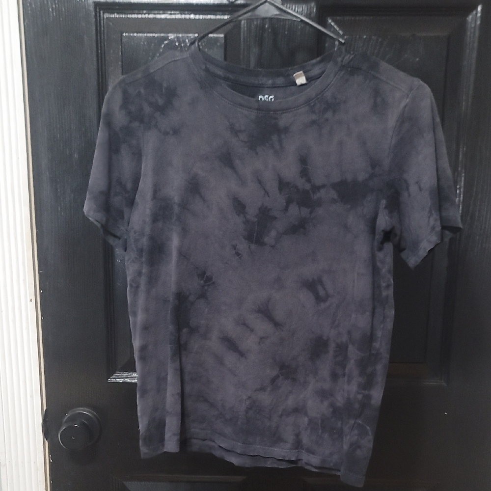 DSG Kids Black Charcoal Tie-Dye Short Sleeve Tee